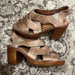 Jeffrey Campbell for Free People leather healed sandal